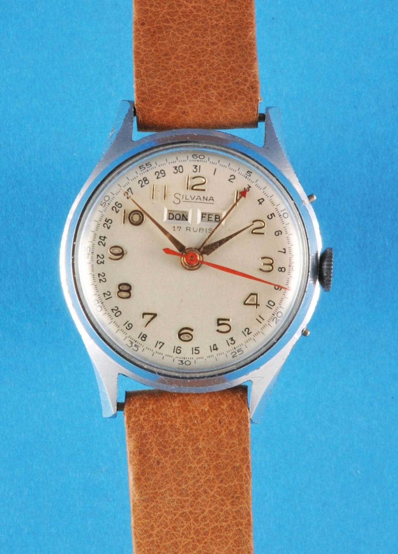Silvana wristwatch with calendarium and center second