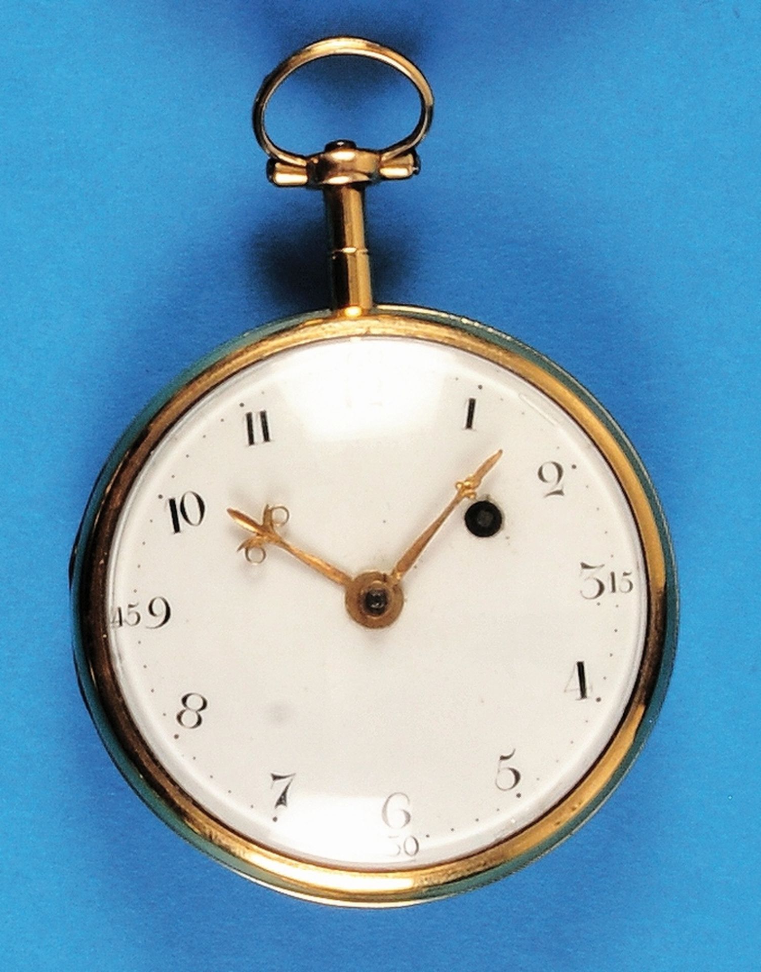 Golden spindle pocket watch, Huvet à Mantes - Bild 2 aus 2