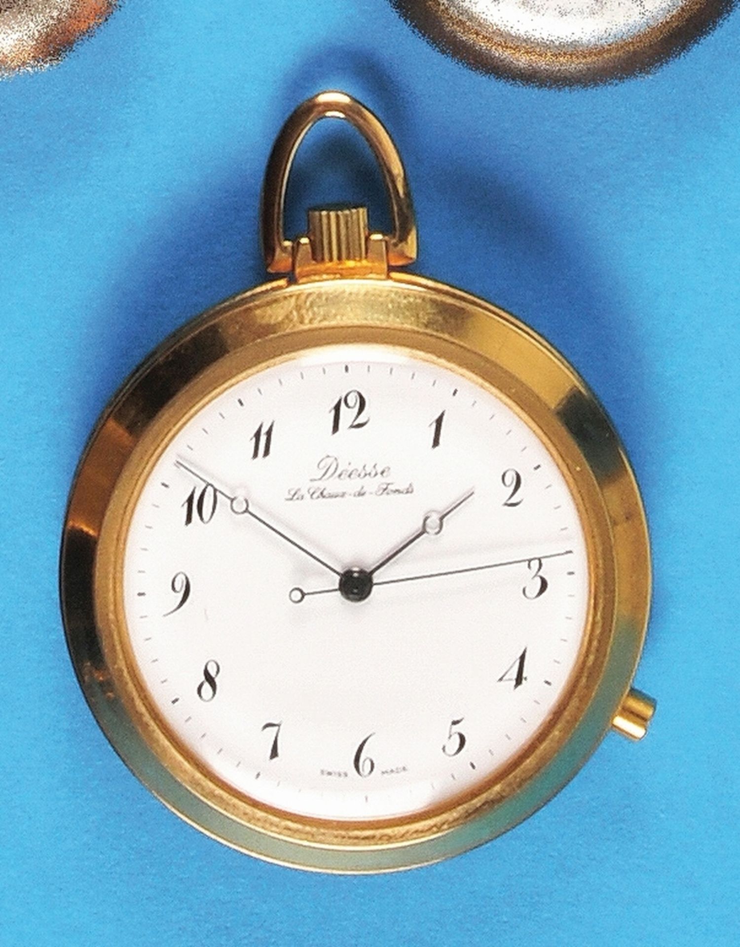 Dèesse, La-Chaux-de-Fonds, gold-plated pocket watch - Bild 2 aus 2