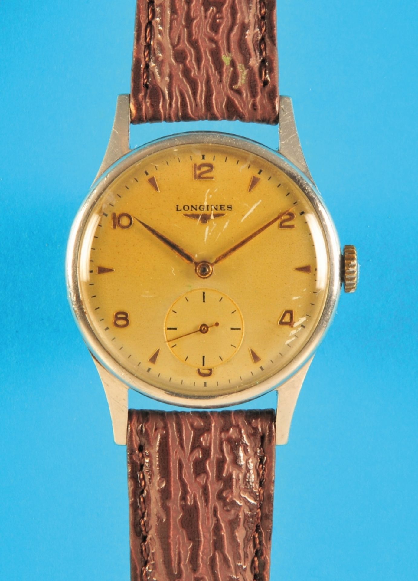 Longines steel wristwatch