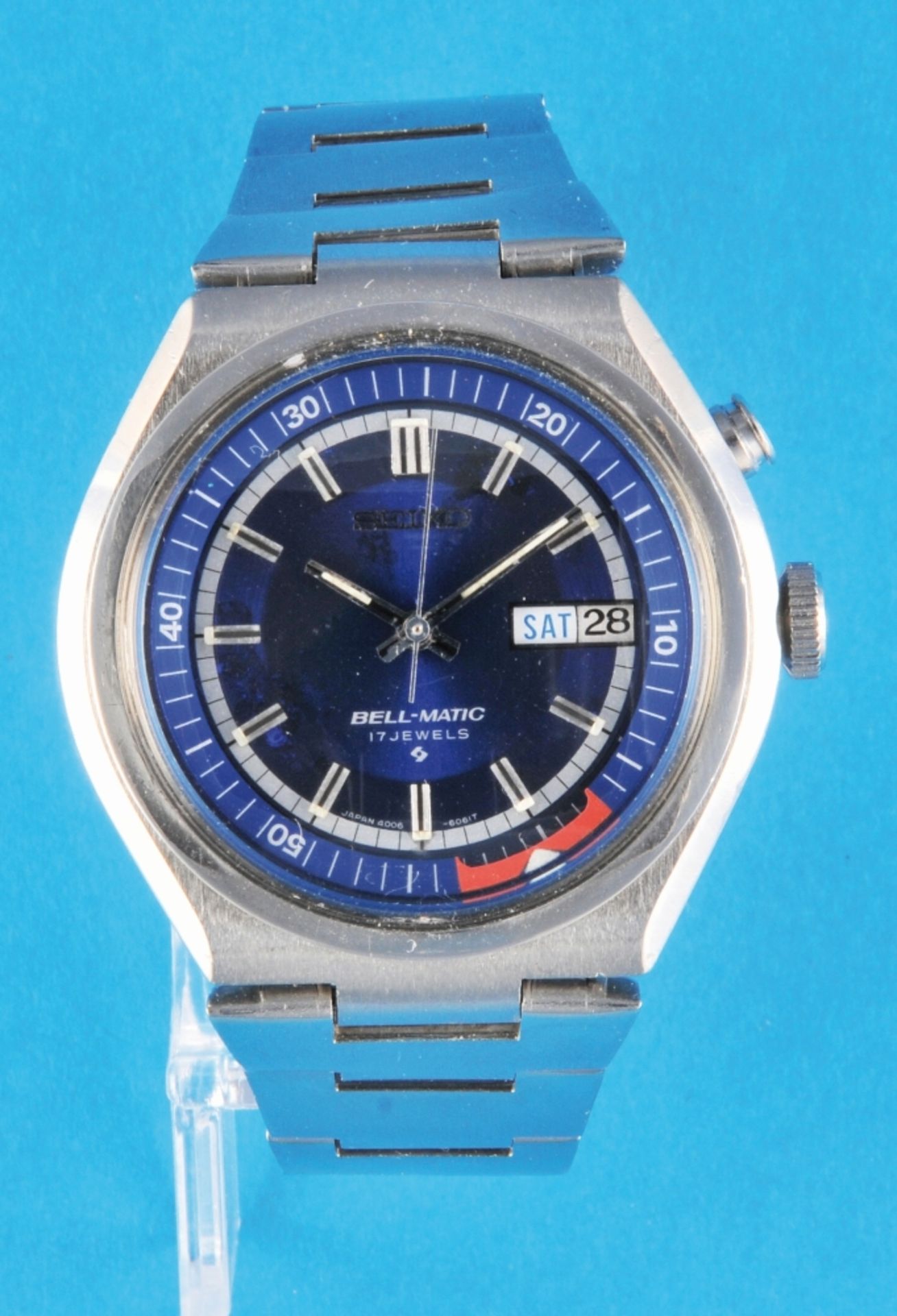 Seiko "Bell-Matic" automatic wrsitwatch with vcalendar
