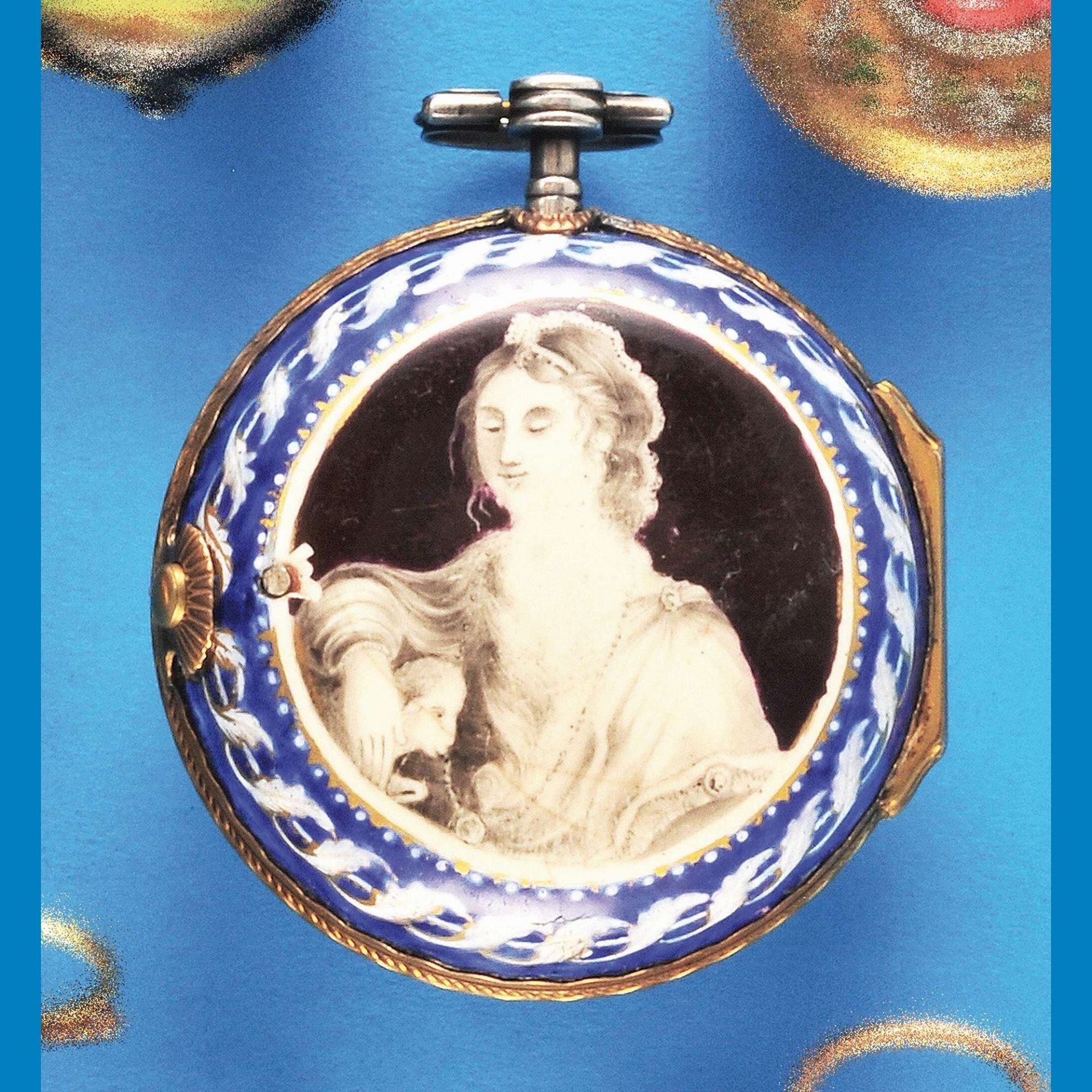 Jaq(ue)s Coulin et Amy Bry, (Lit. Baillie S.67) Paris und Genf, 1784-1800, silver spindle pocket wat - Bild 3 aus 3