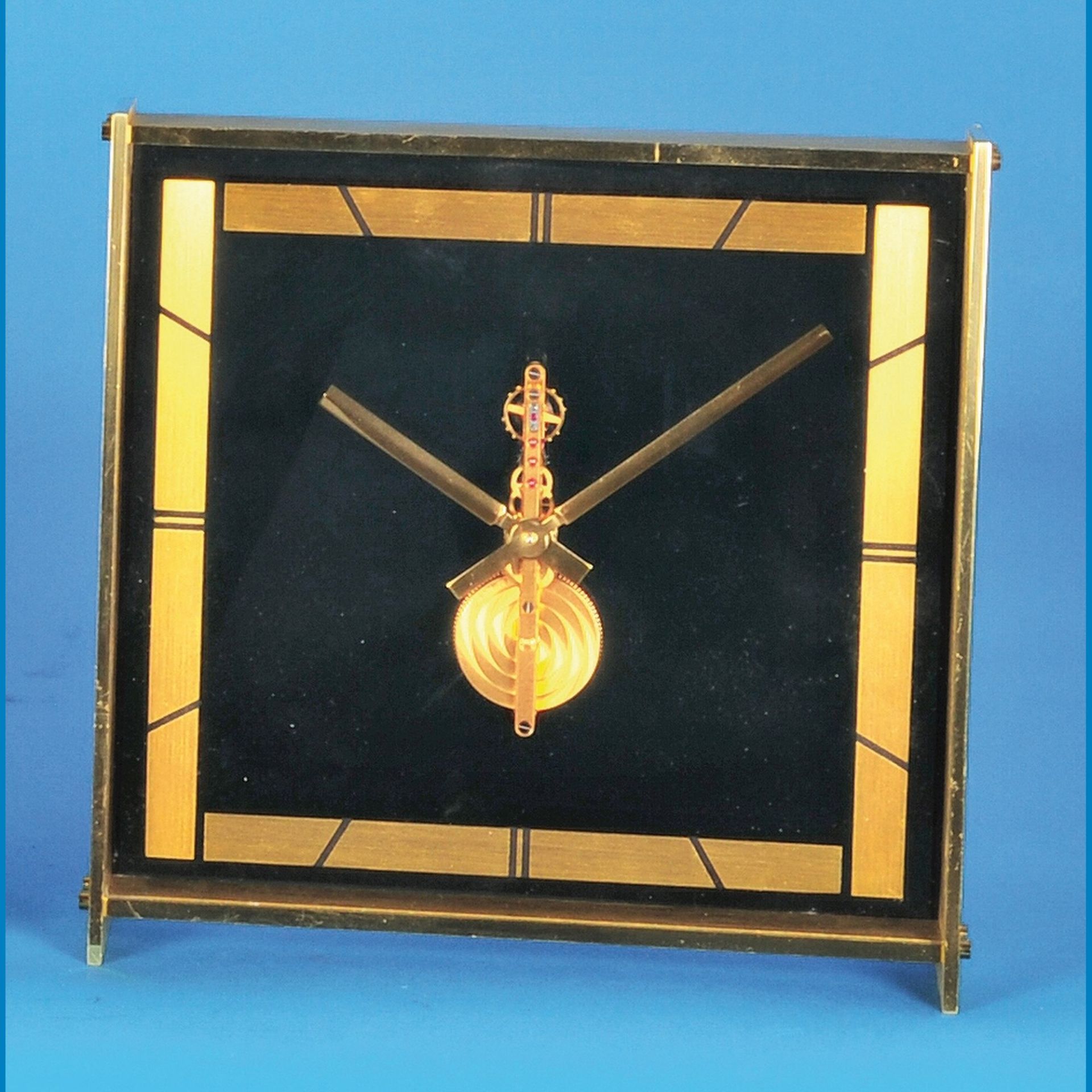 Jaeger-LeCoultre table clock with baton movement and 8- day movement, model 444