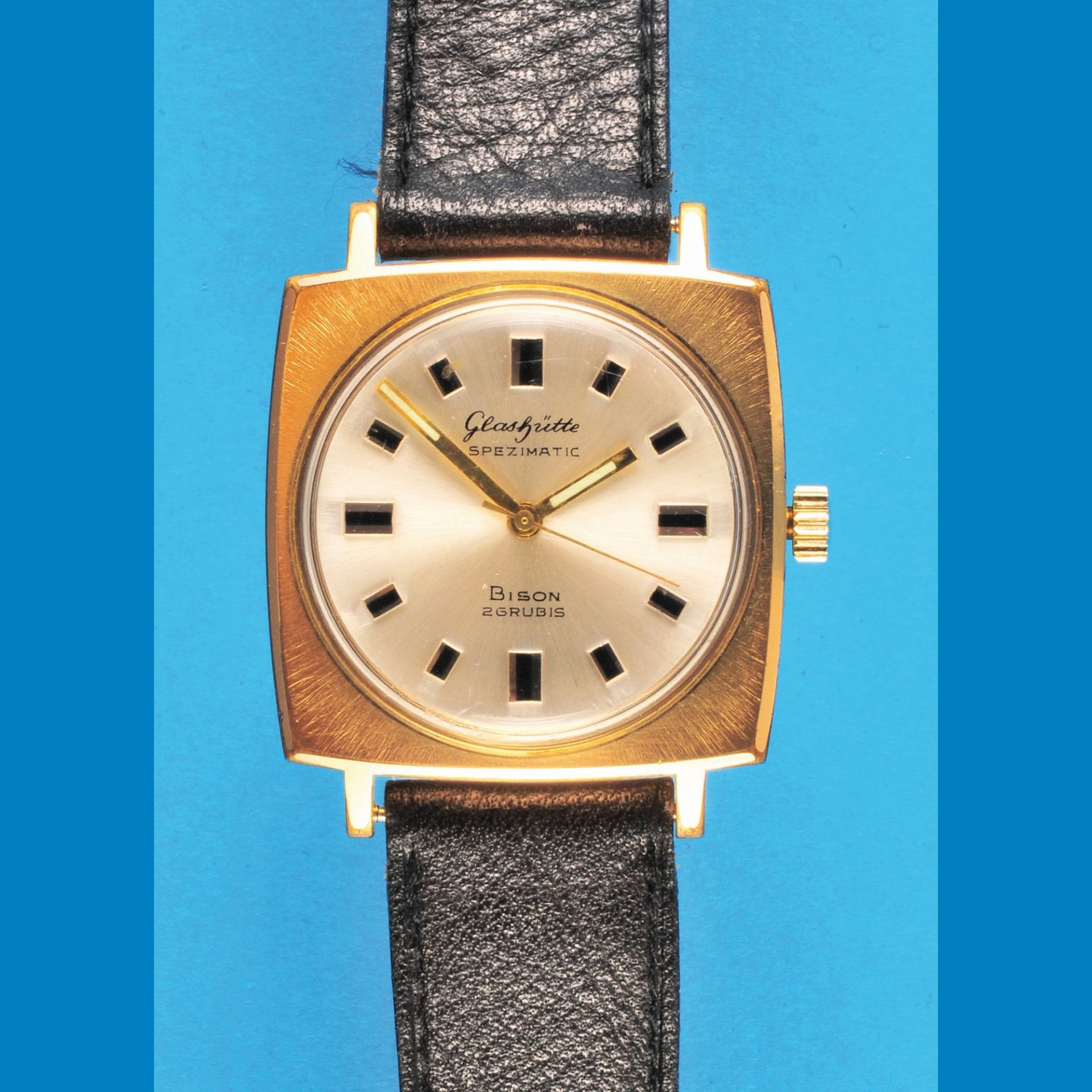 GUB Glashütte Spezimatic Bison wristwatch with center second