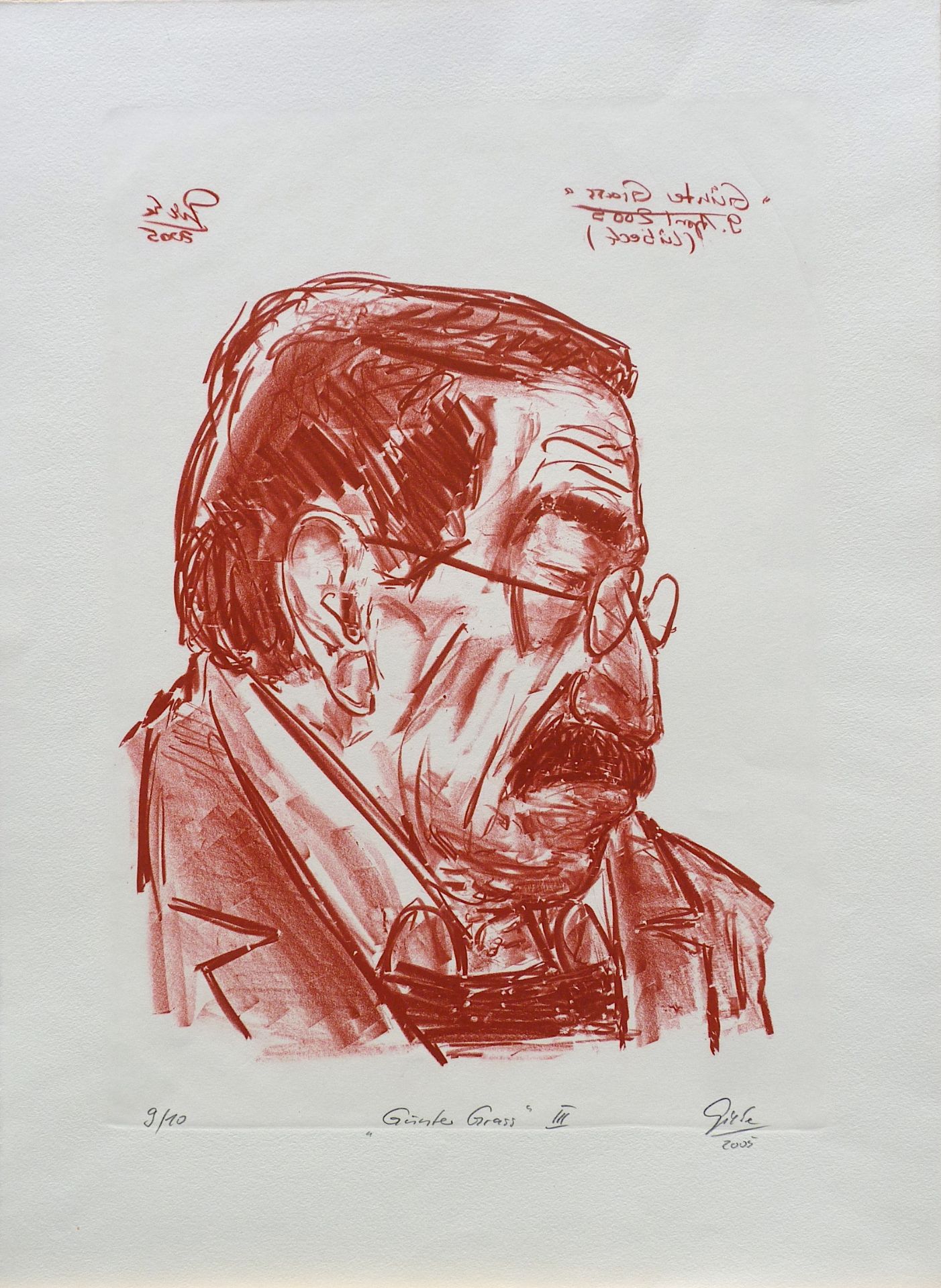 GIEBE, HUBERTUS: "Günter Grass" III, 2005 - Image 2 of 2