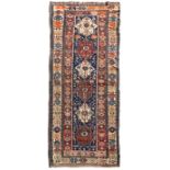 Shirwan Azerbaijan carpet, 300x125 cm. Central Caucasus, dated 1327 + 622-40 = 1909 A.D.