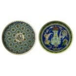 Pair of plates, Tunisia. Diameter cm 31. Small defects.