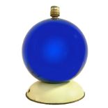 Production Bitossi dis. Aldo Londi mod. Rimini blue. Base ceramic lamp tiled in shades of blue and c