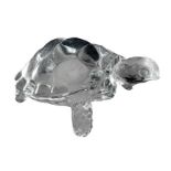 Sculpture in crystal. Raff. turtle. 19. Length 8 cm H