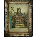 Small picture with image of St. Agatha, twentieth century. Cm 18x13