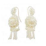Victorian beaded earrings