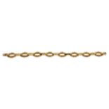 Yellow gold bracelet. Gr 12.5