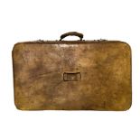 Suitcase, rigid, vintage. 38x70x16 cm.