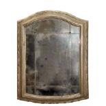 Large mirror, Sicily, eighteenth century. In frame of wood with silver mecca mirror contemporary wit