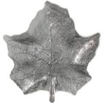 Big centerpiece leaf-shaped Murano glass. H 38 cm, width 36 cm