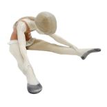 Copenhagen porcelain figurine depicting a ballet dancer. H 8x12 cm