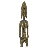 Statue Bambara, motherhood, XX century. H 65 cm