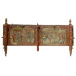 Sicilian cart "sponda" painted wooden two scenes, the late nineteenth century, early twentieth centu