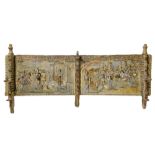 Sicilian cart "sponda" two sections, Sicily, late nineteenth, early twentieth century. Depicting Orl