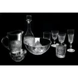 Crystal Stemware, glassware Persichino, set "Ascot", composed of 12 wine glasses, water glasses 12,
