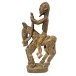 Knight on horseback Dogon, late twentieth century, Mali. H 52 cm