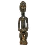 Baule's Statue of maternity, Ivory Coast. Mid-twentieth century. H 48 cm