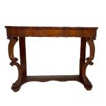 Console in mahogany. Nineteenth century. Sicily. H cm 100. Cm 130x60