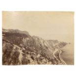 Wilhelm von Gloeden (1856-1931), albumin photos depicting Capo Taormina. Numbered 2286 and hallmarke