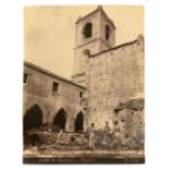 Wilhelm von Gloeden (1856-1931), albumin photos depicting the inner courtyard of the courtyard San D