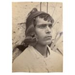 Wilhelm von Gloeden (1856-1931), albumin photos depicting the young Sicilian face. Numbered 1015 and