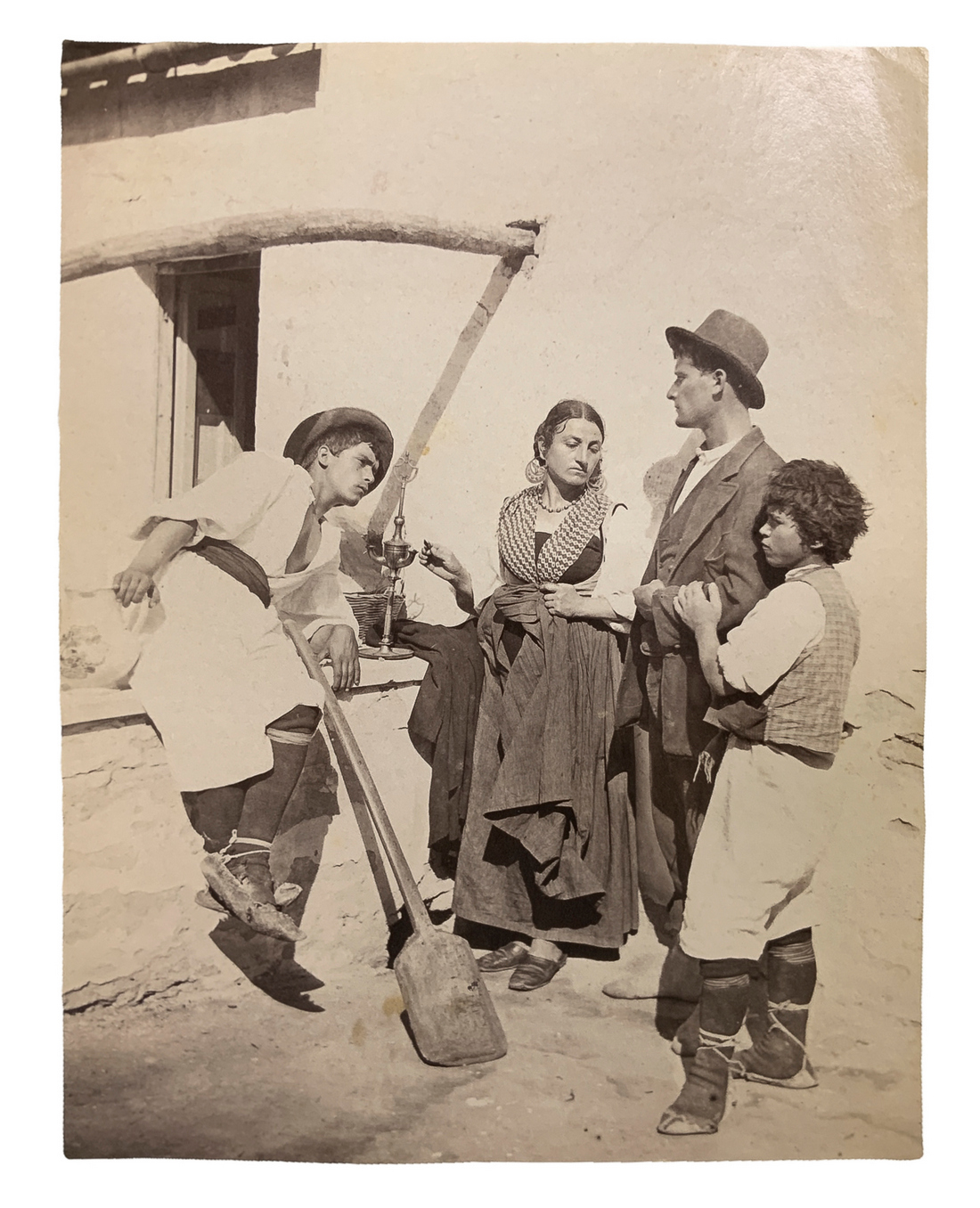 Wilhelm von Gloeden (1856-1931), albumin photos depicting Sicilian characters. Numbered 1000 and hal - Image 4 of 4