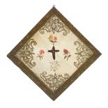 liturgical clothing sacred, in frame. Cm 44x45