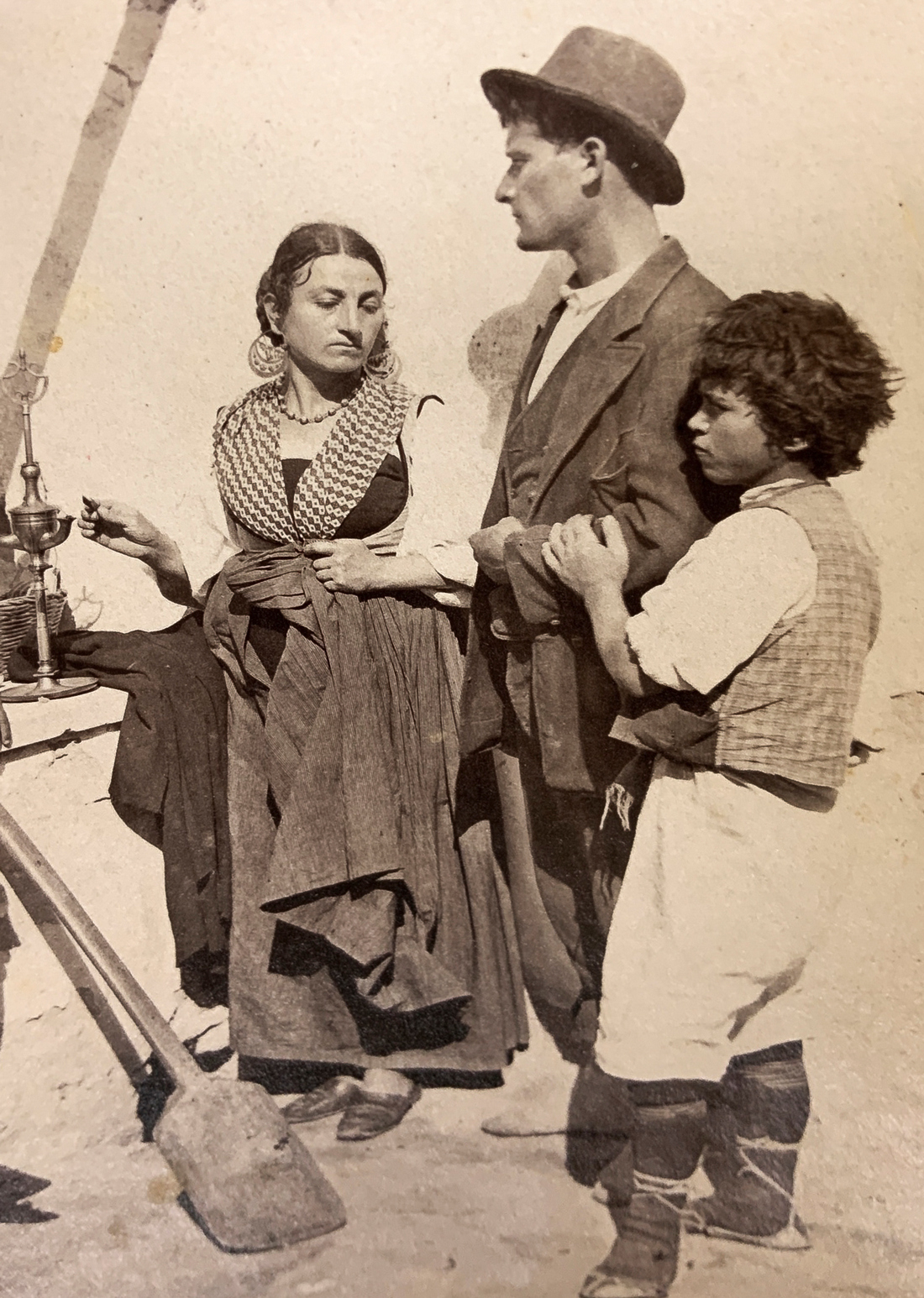 Wilhelm von Gloeden (1856-1931), albumin photos depicting Sicilian characters. Numbered 1000 and hal