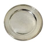 Silver Round tray 800, the twentieth century. Gr 906.Diametro cm 30 1970 Cm 57x37