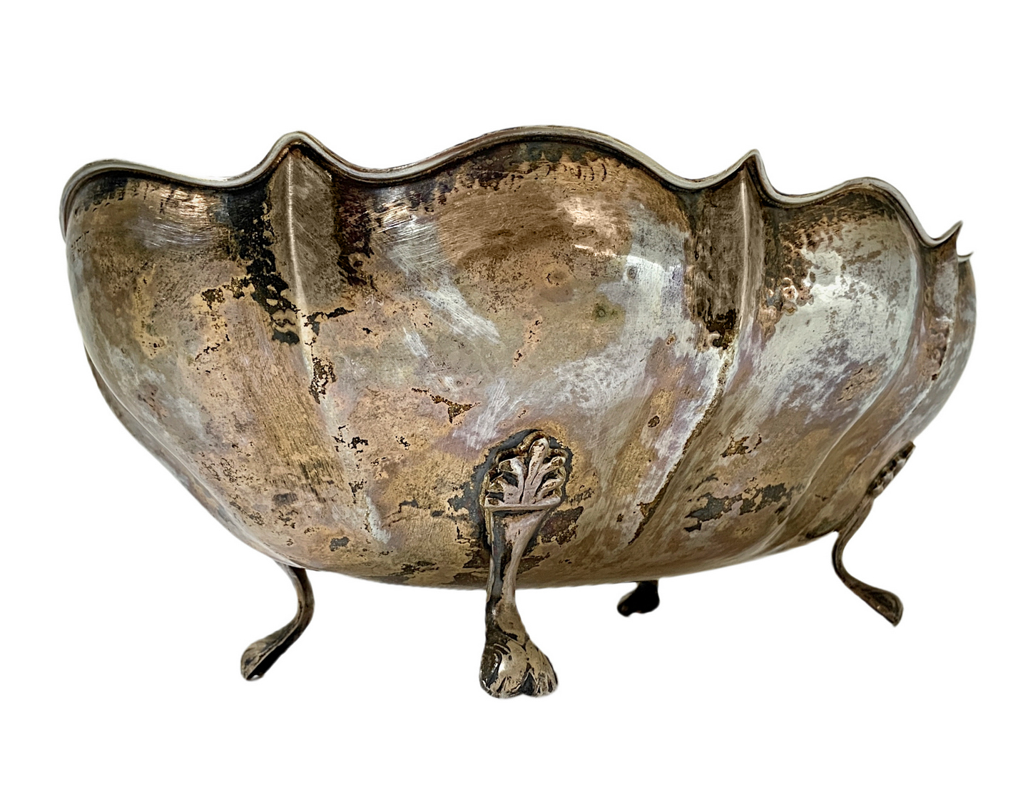 Centerpiece - Silver Ciatta 800, Italy 30 years. Gr 400. H cm 10x 27.5 Cm - Image 3 of 7