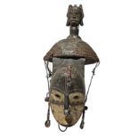 Helmet-Ejagham Ekoi ceremony, Nigeria, the first half of the twentieth century. H 44 cm.