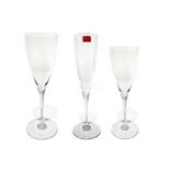 Baccarat, Dom Perignon glasses set. Composed of 24 flute: 8 flute champagne, 8 water, 8 wine. Deliv