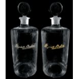 Pair of Elizabeth Arden bottles, pink tonic. 20th century, brand of the Cosmetics company from the R