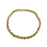 Torchion red gold bracelet