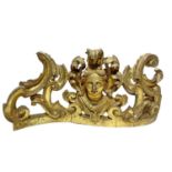 Great frieze in leaf golden wood, Sicilian baroque