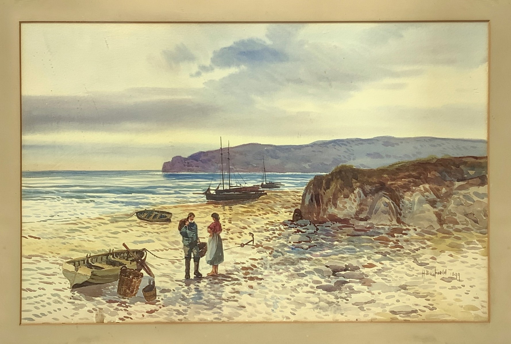 Marina with boats, 1899 - Bild 2 aus 6