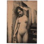 Von Gloeden, Wilhelm (Wismar 1856-Taormina 1931) - Nude of a young Sicilian girl