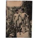 Von Gloeden, Wilhelm (Wismar 1856-Taormina 1931) - Nude of two boys