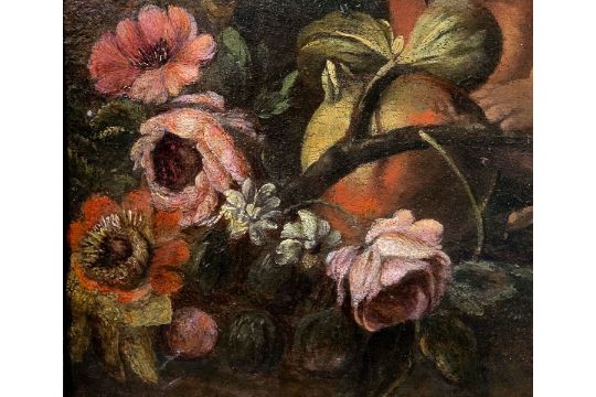 Mario de' Fiori Mario Nuzzi (attribuito a) (Roma 1603-Roma 1673) - Triumph of flowers in a bronze v - Image 3 of 8