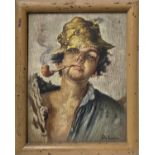 De Luise, Enrico (Napoli 1840-Napoli 1915) - Young pipe smoker