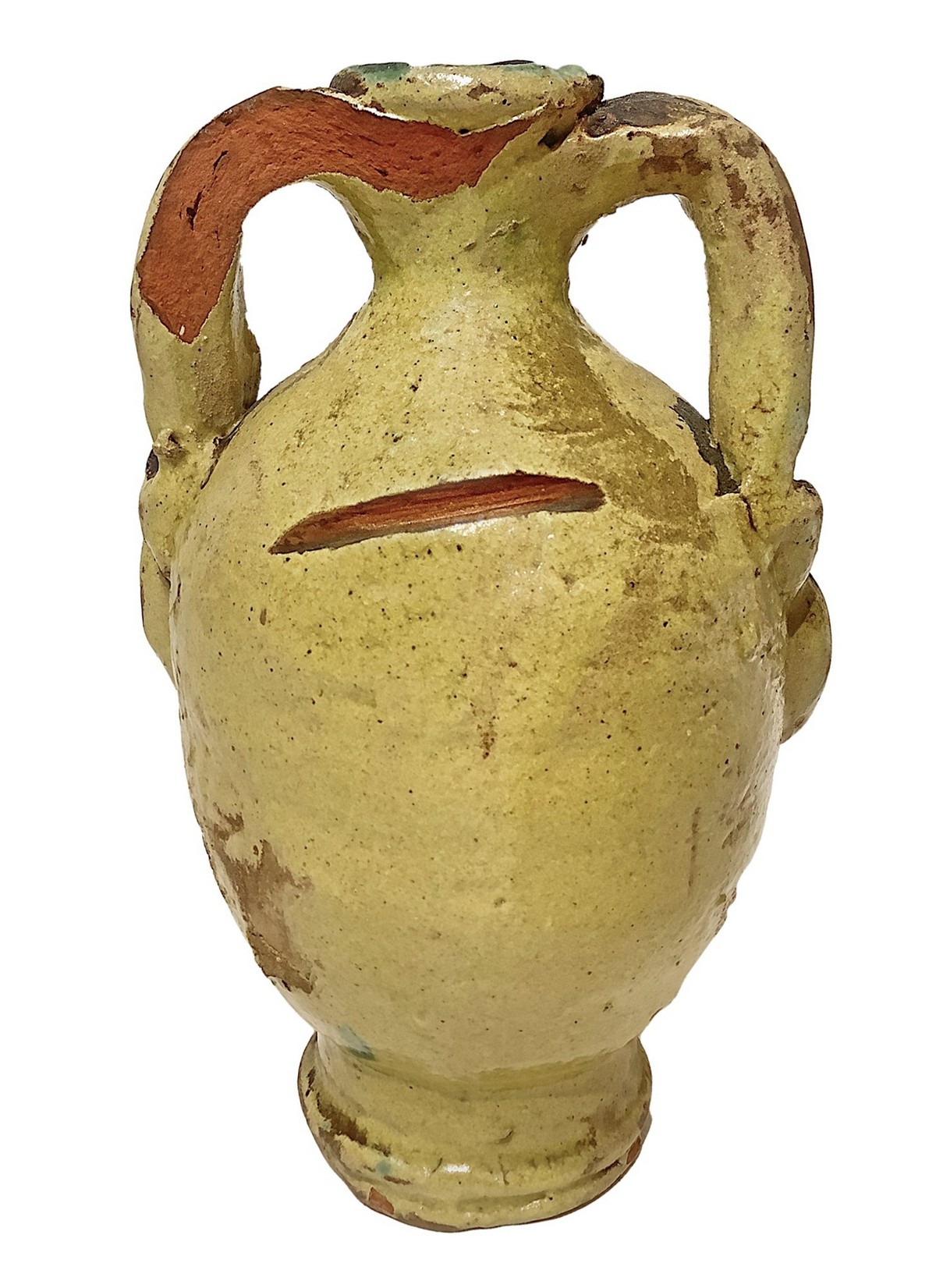 Small jar of Caltagirone of anthropomorphic figure, Early 20th century - Image 2 of 5