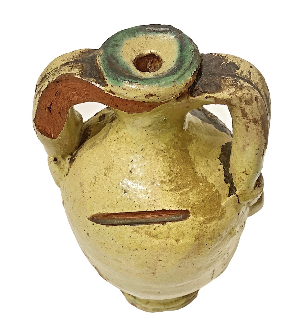 Small jar of Caltagirone of anthropomorphic figure, Early 20th century - Image 5 of 5