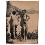 Von Gloeden, Wilhelm (Wismar 1856-Taormina 1931) - Nude of two Sicilian boys