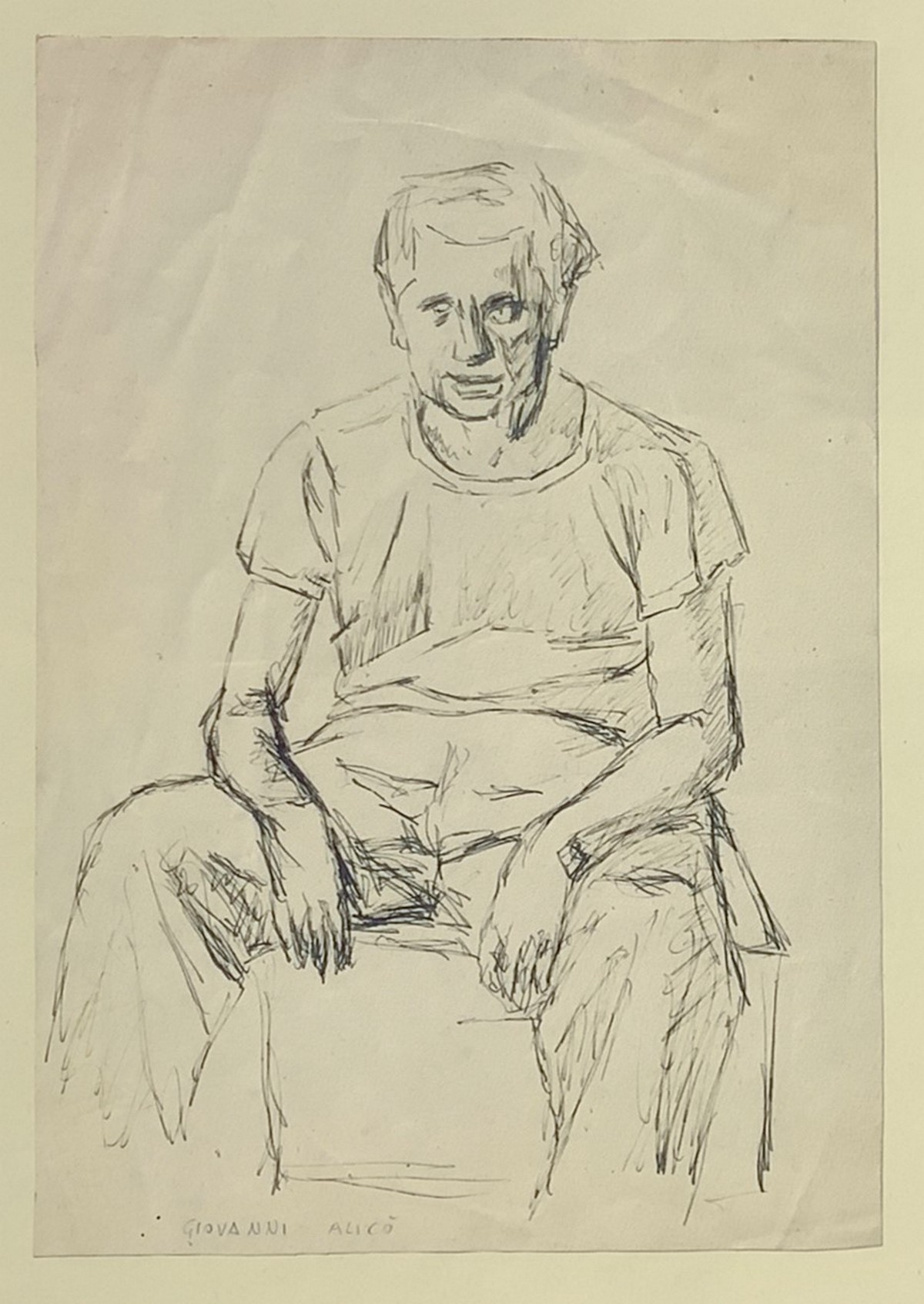 Alicò, Giovanni (Catania 1906-Milano 1971) - Sketch by Padron 'Ntoni