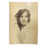 Von Gloeden, Wilhelm (Wismar 1856-Taormina 1931) - Face of a young Sicilian